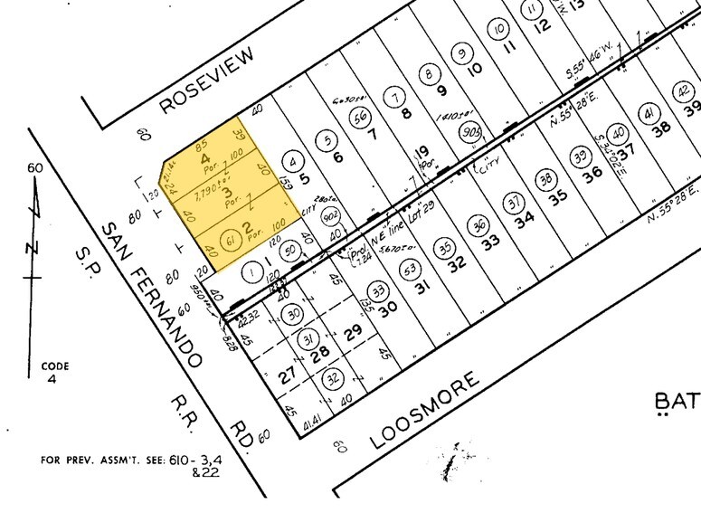 1114 N San Fernando Rd, Los Angeles, CA à vendre - Plan cadastral - Image 2 de 6