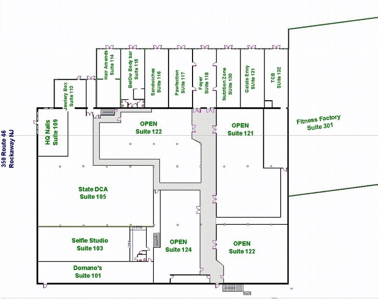350 Route 46, Rockaway, NJ à louer - Plan d’étage - Image 3 de 28