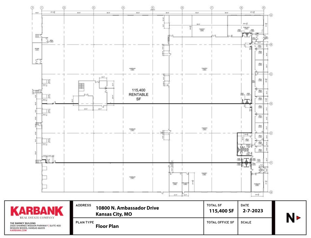 10800 NW Ambassador Dr, Kansas City, MO à vendre Plan d  tage- Image 1 de 1