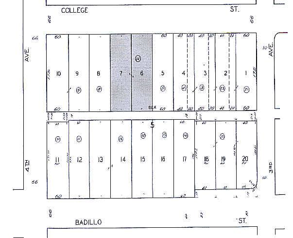 246 W College St, Covina, CA à louer - Plan cadastral - Image 3 de 3