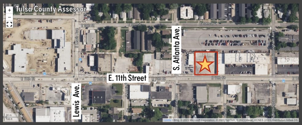 2515 E 11th St, Tulsa, OK à vendre - Aérien - Image 2 de 7