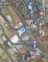 Cajon Blvd, San Bernardino, CA - Aerial  map view