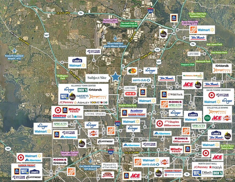 1665 Harmon Road, Fort Worth, TX à vendre - Aérien - Image 2 de 2