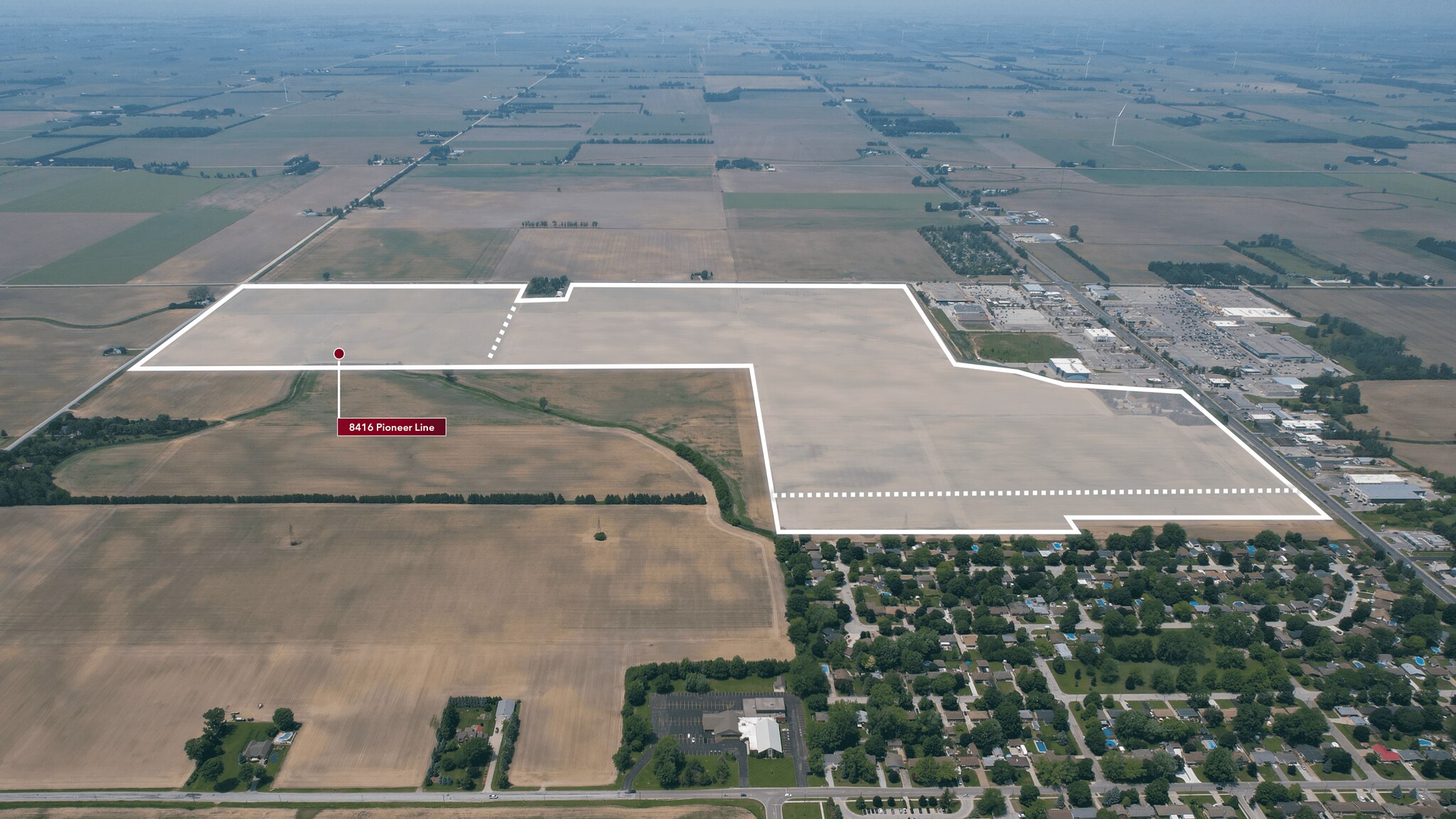 8416 Pioneer Line, Chatham, ON for sale Aerial- Image 1 of 1
