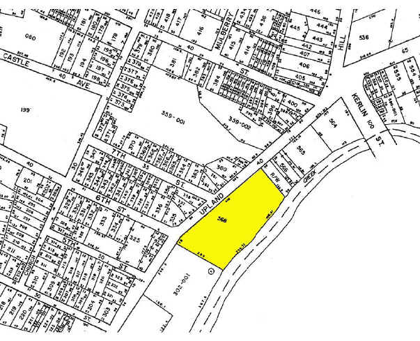 601 Upland Ave, Upland, PA for lease - Plat Map - Image 2 of 7