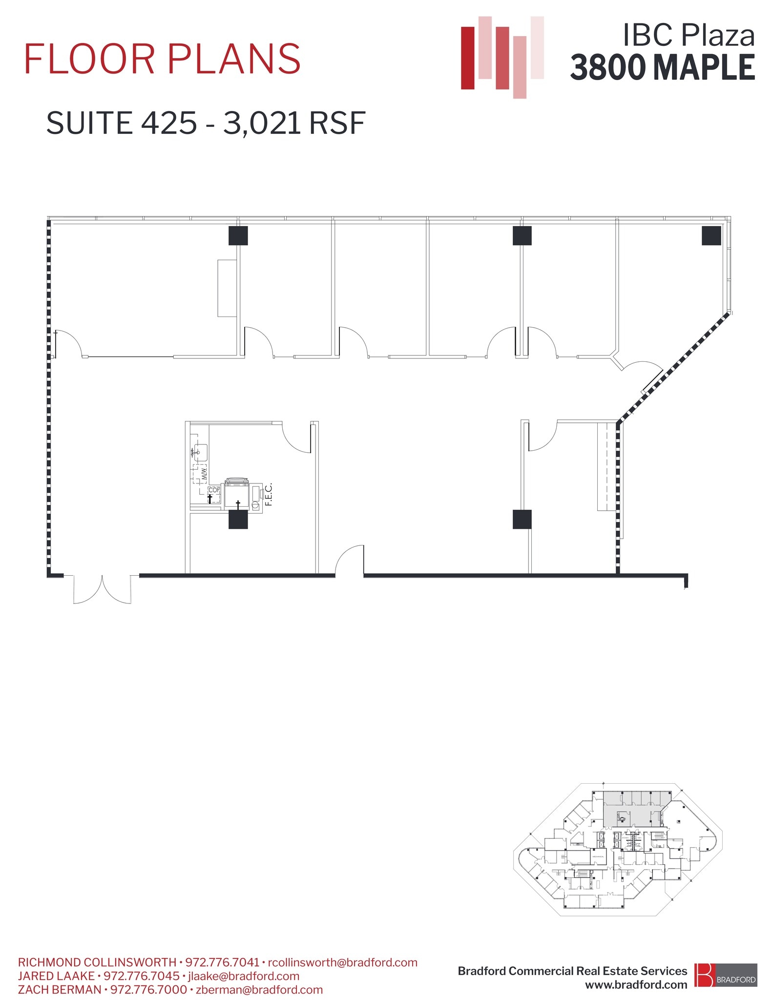 3800 Maple Ave, Dallas, TX à louer Plan de site- Image 1 de 1