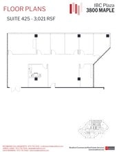 3800 Maple Ave, Dallas, TX à louer Plan de site- Image 1 de 1