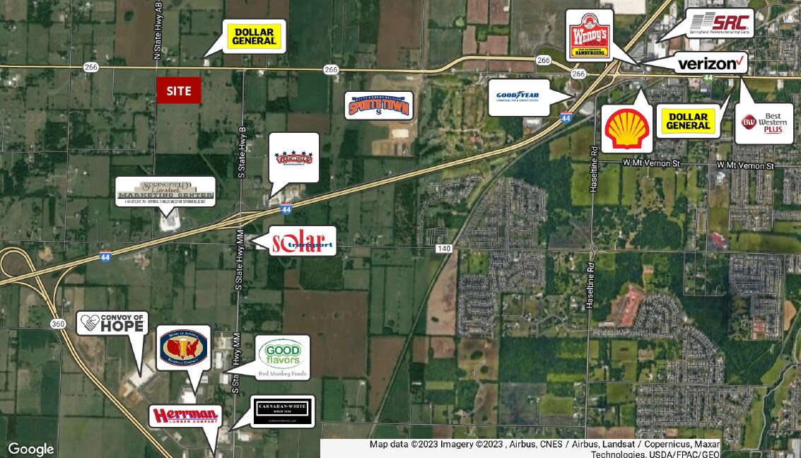 7036 Highway 266, Springfield, MO à vendre Aérien- Image 1 de 6