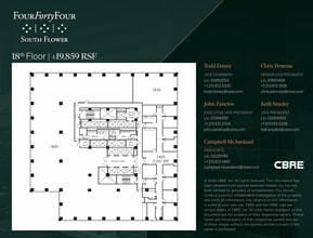 444 S Flower St, Los Angeles, CA for lease Floor Plan- Image 1 of 1