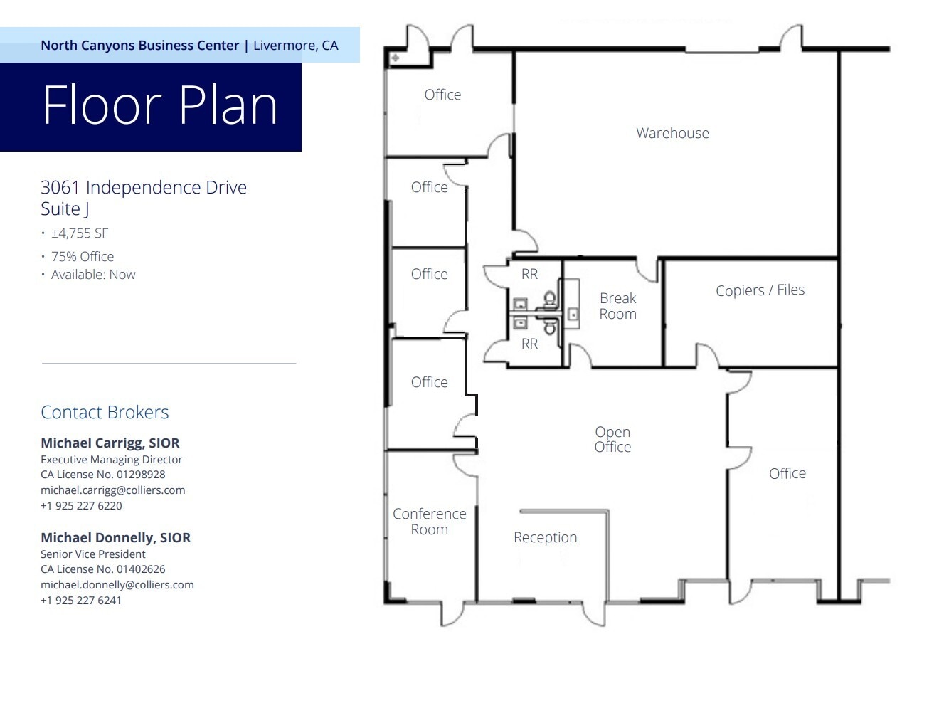 3095 Independence Dr, Livermore, CA for lease Floor Plan- Image 1 of 1