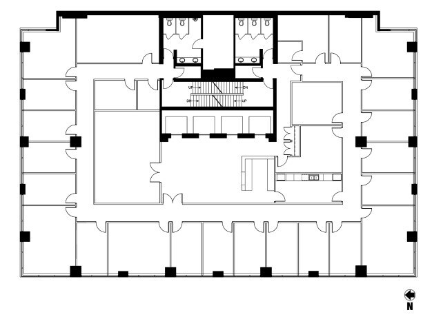 736 6th Ave SW, Calgary, AB à louer Plan d’étage- Image 1 de 1