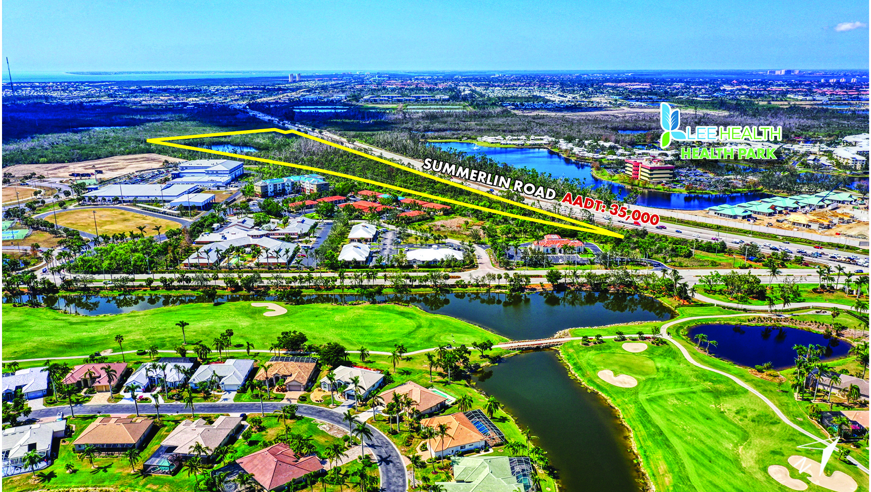 Summerlin Rd, Fort Myers, FL for sale Aerial- Image 1 of 8