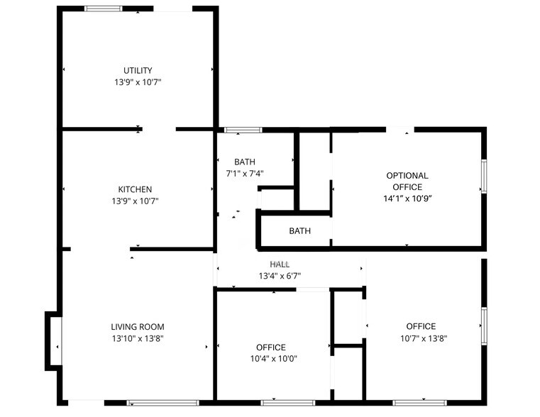 1142 Saint Johns Bluff Rd N, Jacksonville, FL à louer - Plan d’étage - Image 2 de 4