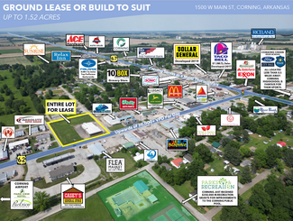 Plus de détails pour 1500 W Main St, Corning, AR - Terrain à louer