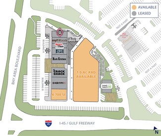 Plus de détails pour SEC Bay Area Blvd & Gulf Freeway, Webster, TX - Terrain à louer