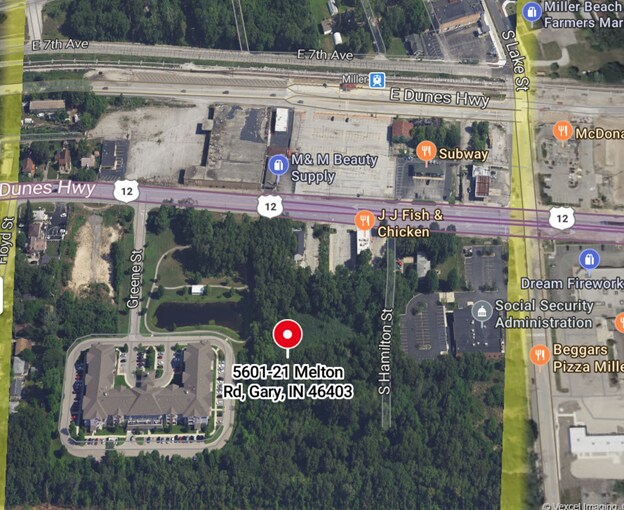 5601 Melton Rd, Gary, IN à vendre Aérien- Image 1 de 3
