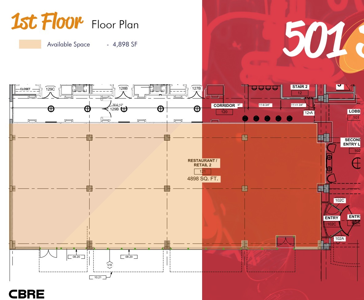 501 S 4th St, Louisville, KY for lease Floor Plan- Image 1 of 1