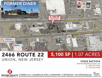 Plus de détails pour 2466 Route 22, Union, NJ - Vente au détail à louer