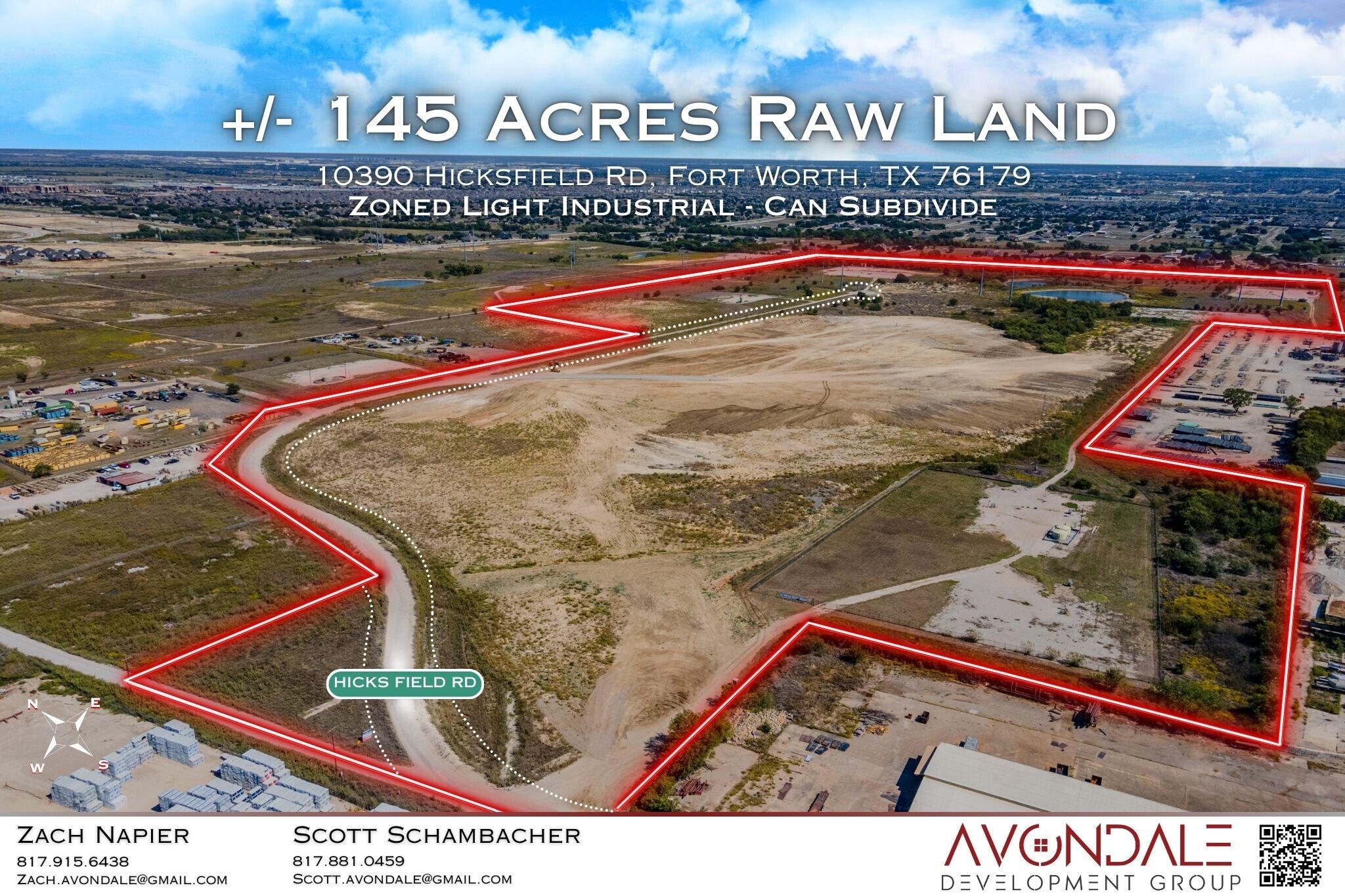 10390 Hicks Field Rd, Fort Worth, TX à vendre Aérien- Image 1 de 13
