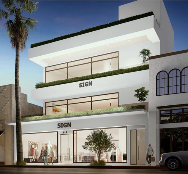 414 N Beverly Dr, Beverly Hills, CA à vendre - Photo du bâtiment - Image 3 de 9