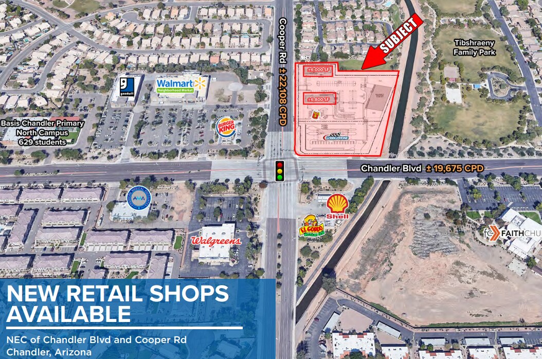 NE Cooper Rd & Chandler Blvd, Chandler, AZ à louer Photo principale- Image 1 de 4