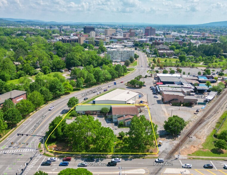 628 Meridian St N, Huntsville, AL à vendre - Aérien - Image 2 de 15