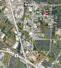 6344 Theall rd, Houston, TX for lease Aerial- Image 2 of 10