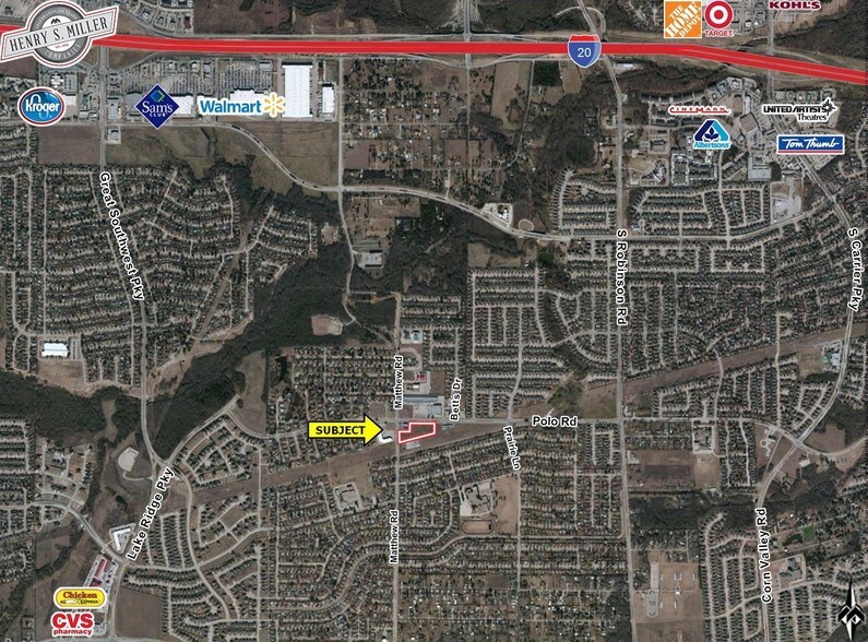 1721 W Polo Rd, Grand Prairie, TX à vendre - Aérien - Image 2 de 5