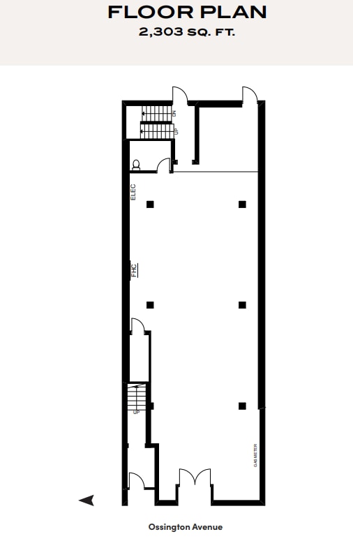 131-133 Ossington Ave, Toronto, ON for lease Floor Plan- Image 1 of 1
