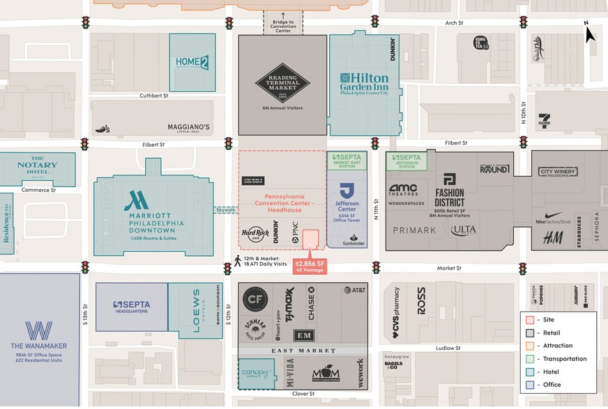 1113 Market St, Philadelphia, PA for lease - Building Photo - Image 3 of 8
