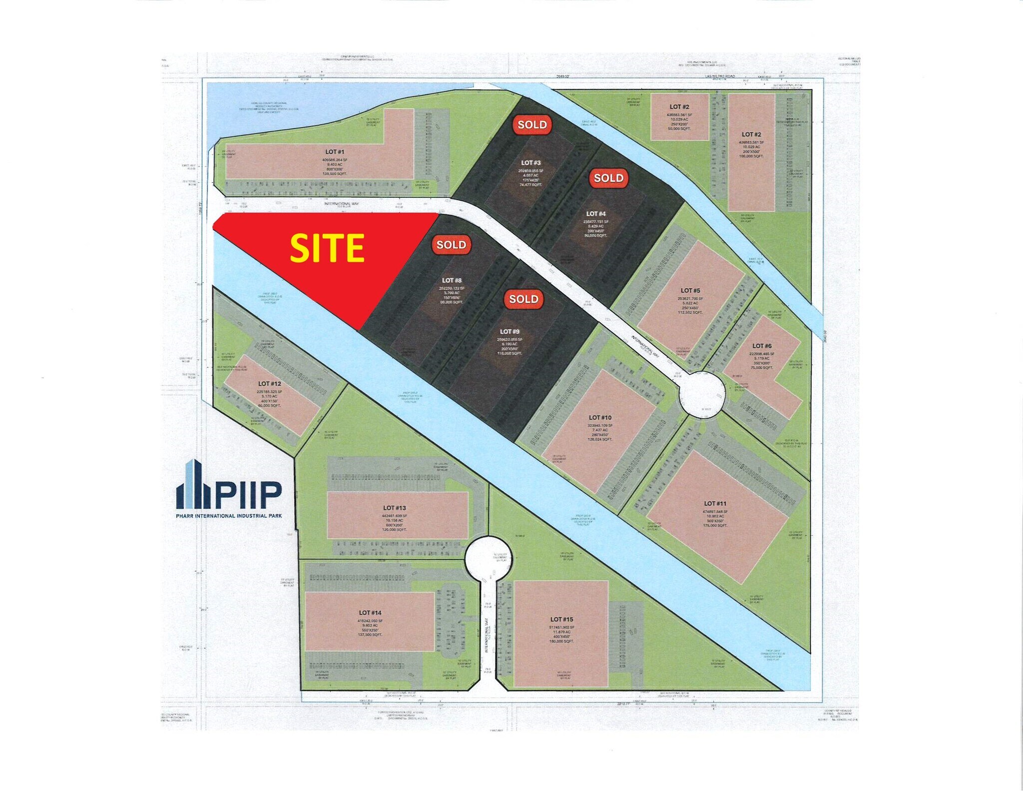 S. San Juan Road, Pharr, TX à louer Plan cadastral- Image 1 de 5