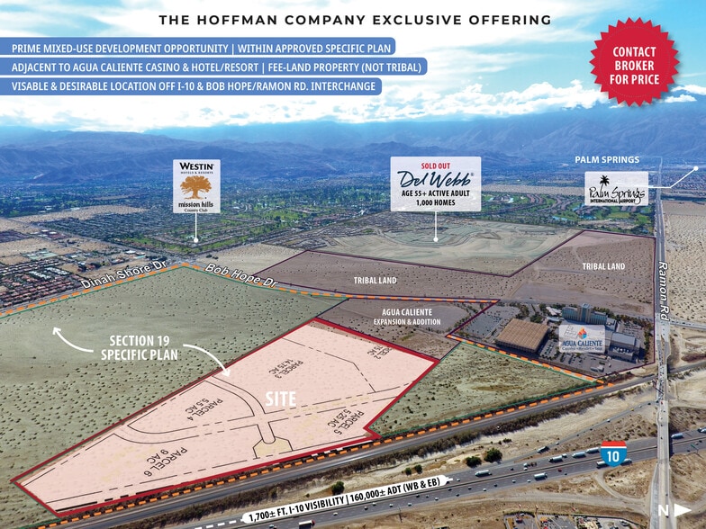 Ca I-10, Rancho Mirage, CA for sale - Aerial - Image 1 of 7