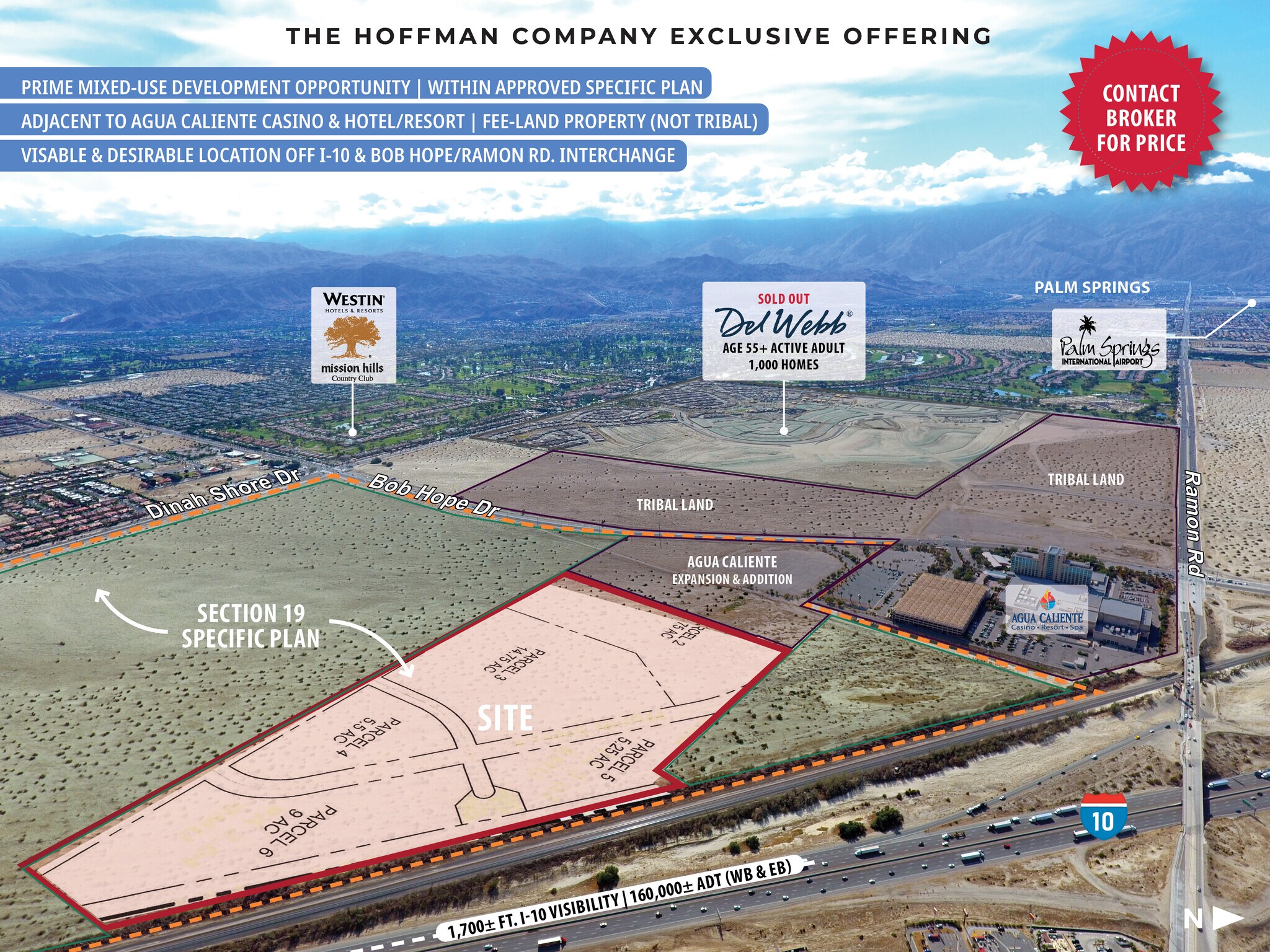 Ca I-10, Rancho Mirage, CA à vendre Aérien- Image 1 de 8