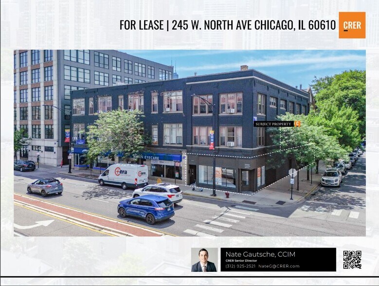 245 W North Ave, Chicago, IL à louer - Photo du bâtiment - Image 1 de 3