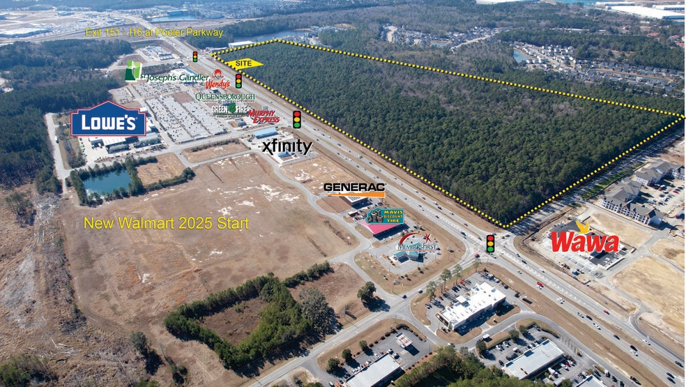 Pooler Parkway, Pooler, GA for lease - Aerial - Image 2 of 4