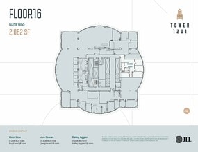 1201 3rd Ave, Seattle, WA for lease Floor Plan- Image 2 of 2