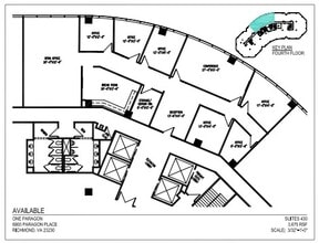 6800 Paragon Pl, Richmond, VA à louer Plan d’étage- Image 2 de 2