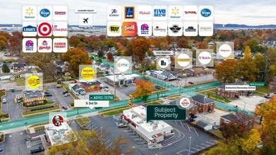 5022 S 3rd St, Louisville, KY - Aérien  Vue de la carte