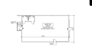 7702-7760 Spalding Dr, Norcross, GA à louer Plan d’étage- Image 2 de 2
