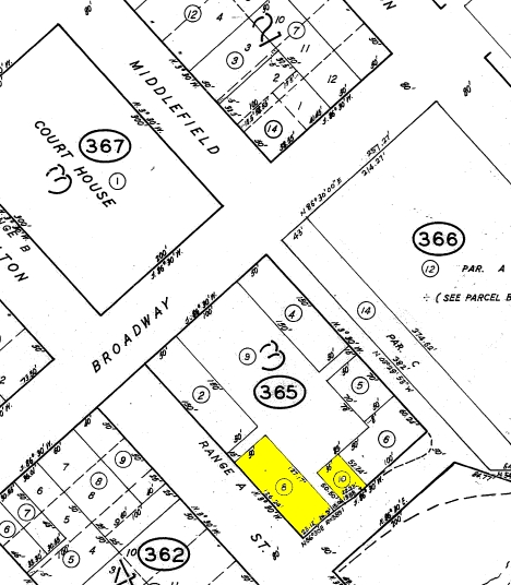 801-823 Hamilton St, Redwood City, CA à louer - Plan cadastral - Image 2 de 4