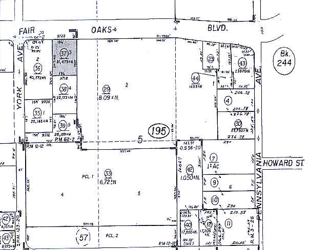 9722 Fair Oaks Blvd, Fair Oaks, CA à vendre Plan cadastral- Image 1 de 1