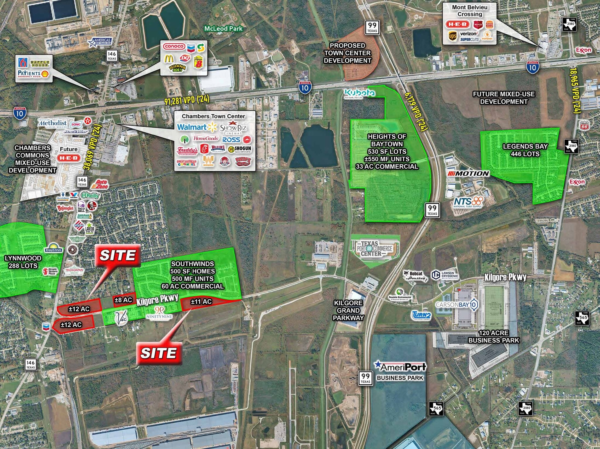 1776 Kilgore Parkway Pky, Baytown, TX for sale Aerial- Image 1 of 4