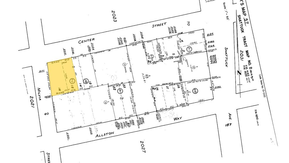 2000 Center St, Berkeley, CA à louer - Plan cadastral - Image 2 de 13