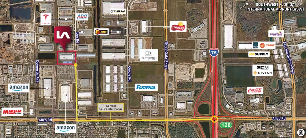 16230 Lee Rd, Fort Myers, FL à louer - Aérien - Image 2 de 2