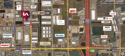 16230 Lee Rd, Fort Myers, FL - Aérien Vue de la carte