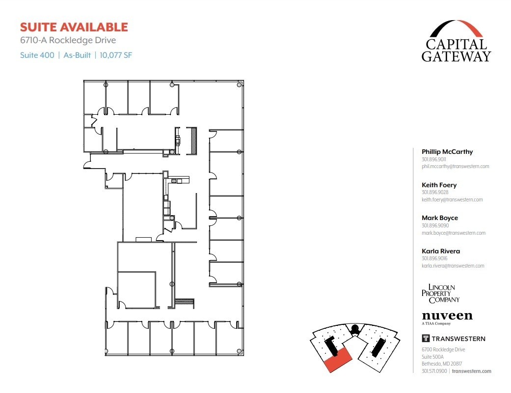 6700 Rockledge Dr, Bethesda, MD for lease Floor Plan- Image 1 of 1