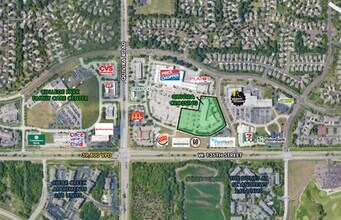 11440-11552 W 135th St, Overland Park, KS - Aerial map view