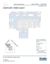 1801 Century Park E, Los Angeles, CA à louer Plan d’étage- Image 1 de 1