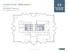 801 K St, Sacramento, CA for lease Floor Plan- Image 1 of 2
