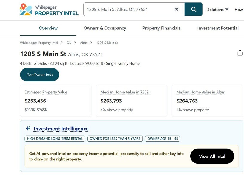 1205 S Main St, Altus, OK à vendre - Photo principale - Image 1 de 8
